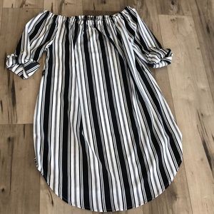 Off the shoulder dress